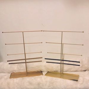 Gold Metal Jewelry Organizer